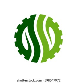 Green Industry Logo Template Stock Vector (Royalty Free) 598547972 ...