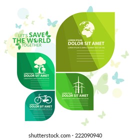 green infographic