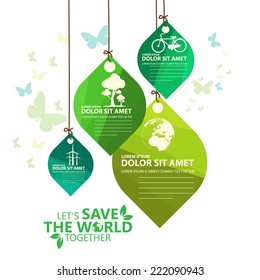 green infographic
