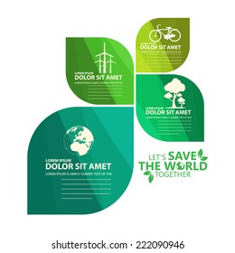 green infographic