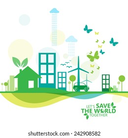 green infographic