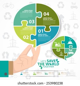 green infographic