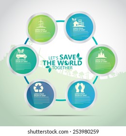 green infographic