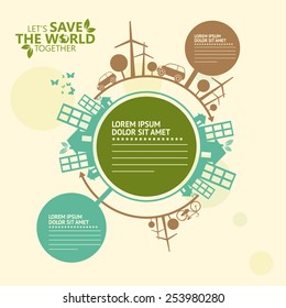 green infographic