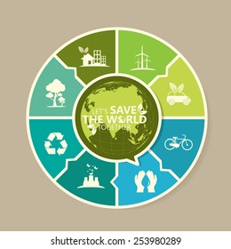 green infographic