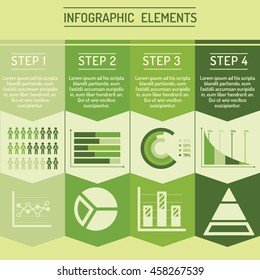 green information with ecology and green city of energy saving or clean energy with green collection.Ecology info collection,Charts,Symbols,Graphic elements.