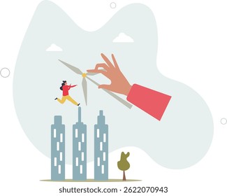 Green infrastructure planning with sustainable resources..Urban power supply using wind or solar source as ecological and environmental friendly solutions. character life .