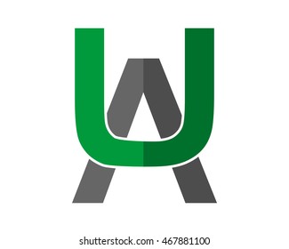 green initial typography typeface typeset logotype alphabet image vector icon