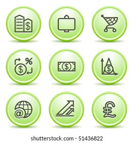 Green internet button 23