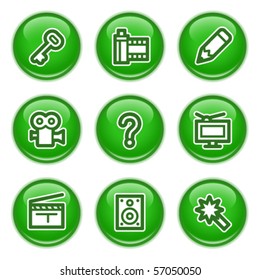 Green internet buttons 13