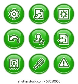 Green internet buttons 7