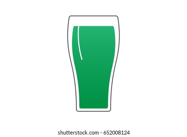 Green Irish Beer