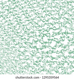 green irregular retro floral leafs ornament background pattern, vector illustration