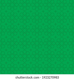 Green Islamic pattern style background