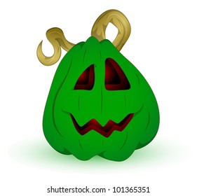 Green Jack O Lantern