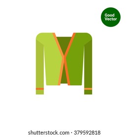 Green jacket icon