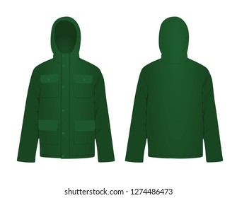 Green Jacket Vector Illustration Stock Vector (Royalty Free) 1274486473 ...