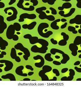 A green jaguar spotted background. Seamlessly repeatable. Eps 10 Vector.