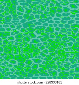 A green jaguar spotted background. Seamlessly repeatable. Eps 10 Vector.