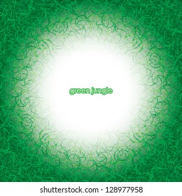 green jangle. misty abstract background. eps10
