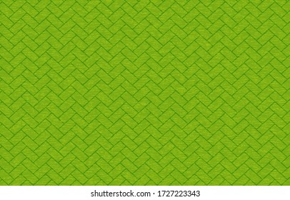 Green Japanese paper and Japanese pattern: Higaki