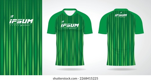 green jersey sport uniform shirt design template