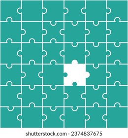Green jigsaw pattern. jigsaw line pattern. jigsaw seamless pattern. Decorative elements, clothing, paper wrapping, bathroom tiles, wall tiles, backdrop, background.
