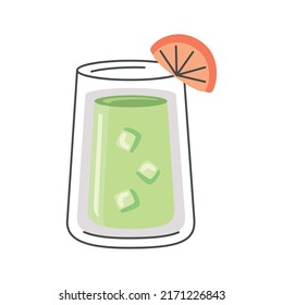 green juice in glass icon