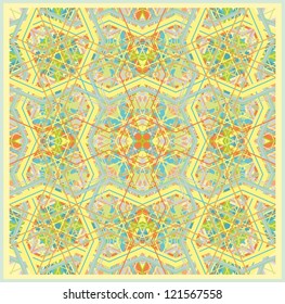 green keltic christmas pattern