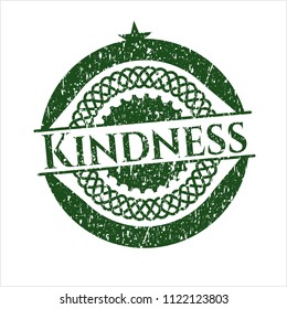Green Kindness distressed rubber texture