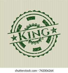 Green King distress grunge stamp