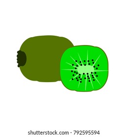 Green kiwi icon