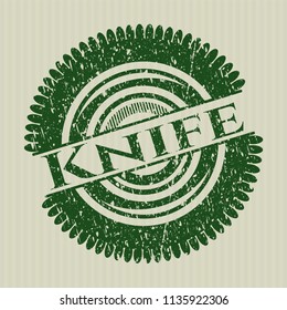 Green Knife rubber texture