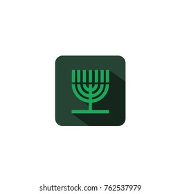 green kwanzaa symbols with flat design