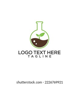 Green Lab Eco Logo Design