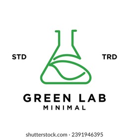 plantilla de ilustración de icono de Green Lab