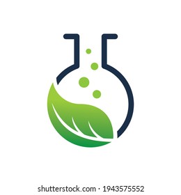 Elemento de diseño del logotipo de Green Lab