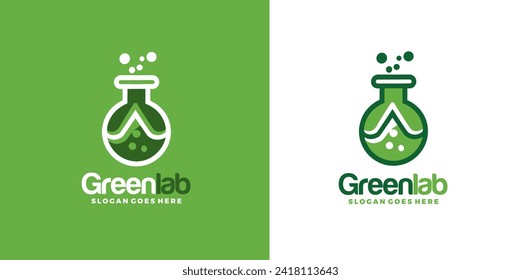 Design-Vektorgrafik für grüne Labels