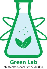 Green Lab logo vector art