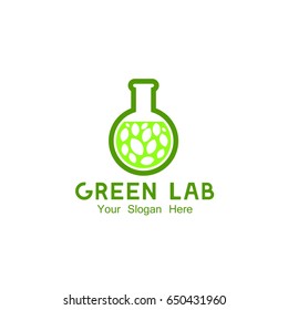 green lab vector logo