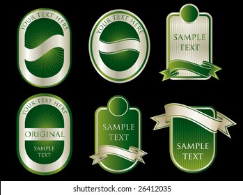 Green label set