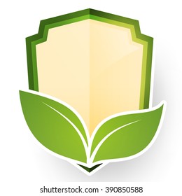 Green labels.
