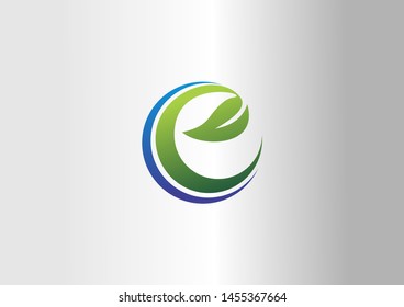 Green labels concept with leaves Oval shape,vector illustration