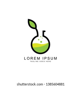 Green Labs Logo - Vector logo template