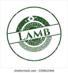 Green Lamb rubber texture