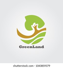 Green land logo