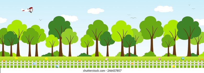 green landscape