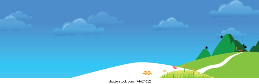 Green landscape