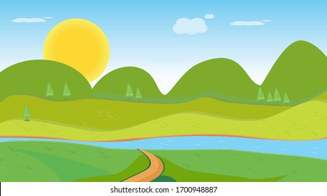 Land Cartoon Images, Stock Photos & Vectors | Shutterstock