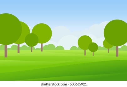 green landscape vector